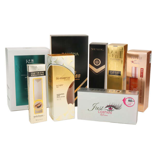 personalized perfume folding carton box with logo printing - gift packaging use