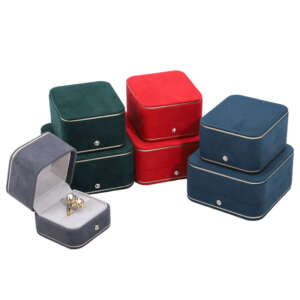 luxury jewelry packaging box for necklace bracelet earrings ring - detail view
