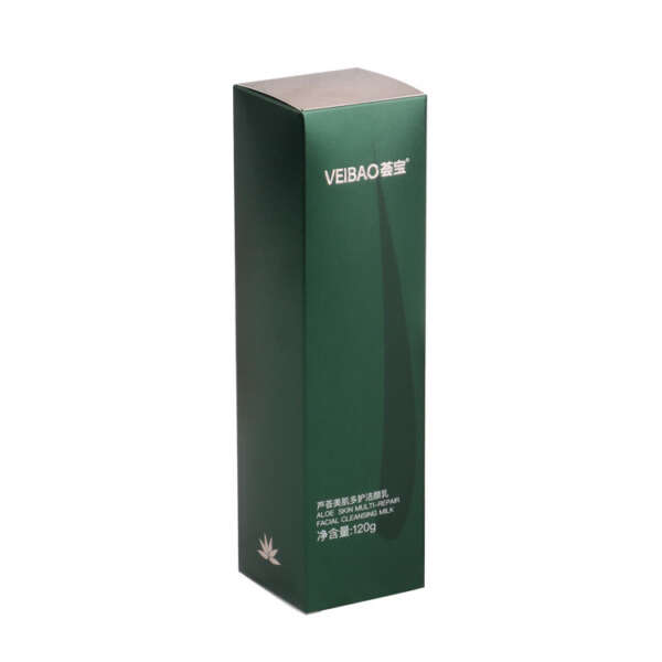 OEM printed skin care cosmetic product paper box - open display view