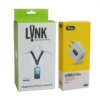 printed cardboard paper box for USB cable charger packaging - front view