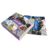 recyclable colorful custom printed paper sleeve box - open display view