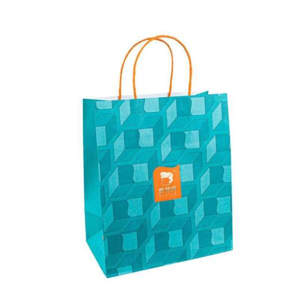 custom size kraft paper bag for food clothing small gifts view 1