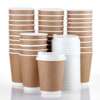 Custom heat resistant coffee bakery paper bag for hot coffee cup sets, sleeves, bakery products and takeaway packaging