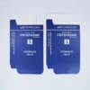 eco friendly novelty beauty skincare paper card box - print detail view