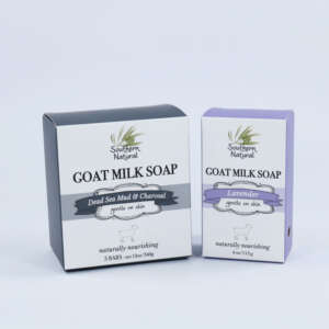 eco friendly custom printed foldable soap paper box - front view