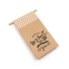 Printed microwavable popcorn kraft snack bag for branded paper packaging