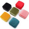 travel jewelry mirror storage box for earrings necklace ring - product presentation