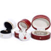 portable PU leather travel jewelry organizer box view 5
