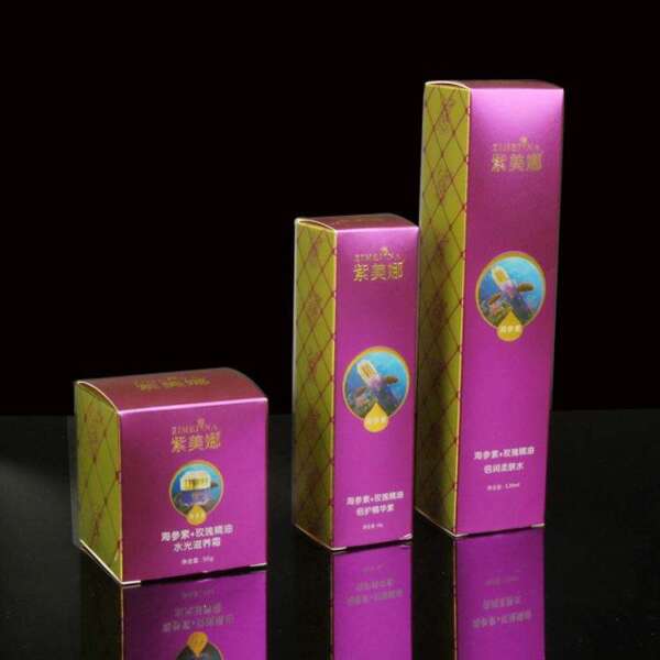 luxury folding paper box for baby and medicine product packaging - open display view