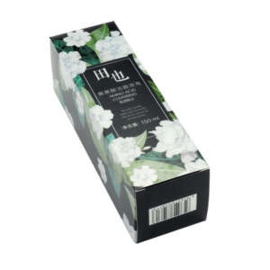 full color custom logo cosmetic carton box packaging - open display view