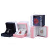 Square necklace and ring box for gift packaging