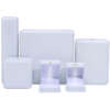 white piano paint LED ring jewelry box for bracelet necklace - retail display