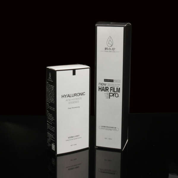 wholesale cosmetic product folding paper box packaging - open display view