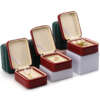 leather jewelry storage packaging box for rings necklaces earrings view 5
