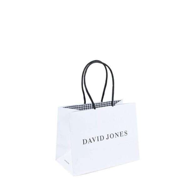 green recycled kraft handle bag for clothing retail gifts view 1