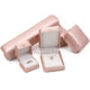 rose gold crown leather jewelry box for bracelet pendant necklace ring - retail display