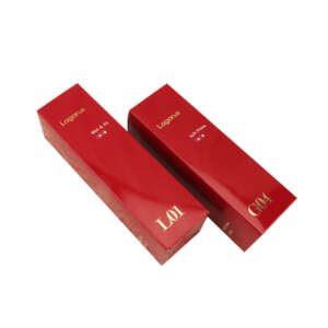 full color custom logo cosmetic folding carton box - open display view