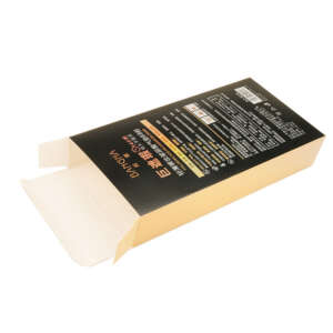 factory custom logo cosmetic folding carton box - front view