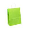 flexo printed supermarket cafe promotion paper bag with handles view 3