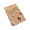kraft paper laminate kraft resealable tea coffee stand up pouch with logo printing detail