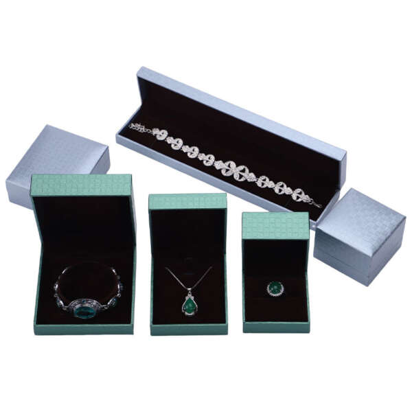 paper jewelry packaging box for pendant bracelet necklace ring - gift packaging