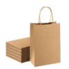 Custom biodegradable foldable shopping tote for retail shopping, trade show giveaways and eco gift packaging