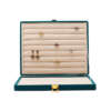 PU leather treasure chest jewelry storage box for necklace ring bracelet view 3