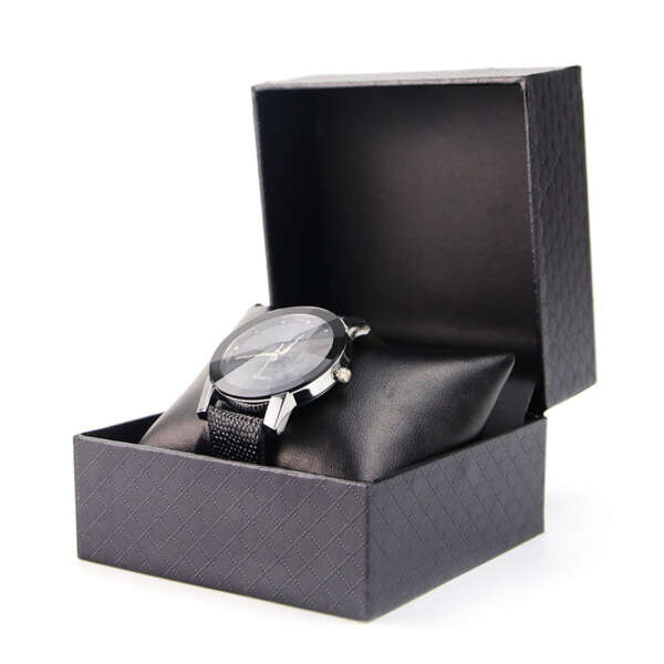 Glossy paper packaging box for smart watch display