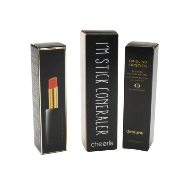 custom white cosmetic product paper box packaging - custom logo option