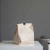 poly laminated kraft stand up bread paper bag packaging view 3
