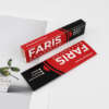 custom scarf paper box sleeve printed logo card packaging - open display view