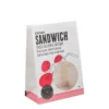 brown kraft bread paper bag with clear window view 1