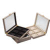 PU leather jewelry tray for earrings and bracelet packaging