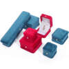 pearl buckle jewelry storage box for bracelet necklace ring earrings - detail view