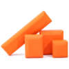 orange LED ring jewelry box with white light for earrings necklace bracelet - product presentation