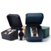 custom logo PU leather watch travel storage box for men and women watches - retail display