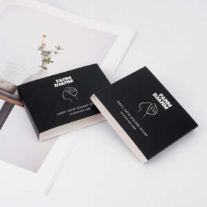 personalized custom card cardboard packaging sleeve - open display view