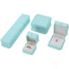 sky blue crown leather jewelry box for bracelet pendant necklace ring - custom logo option
