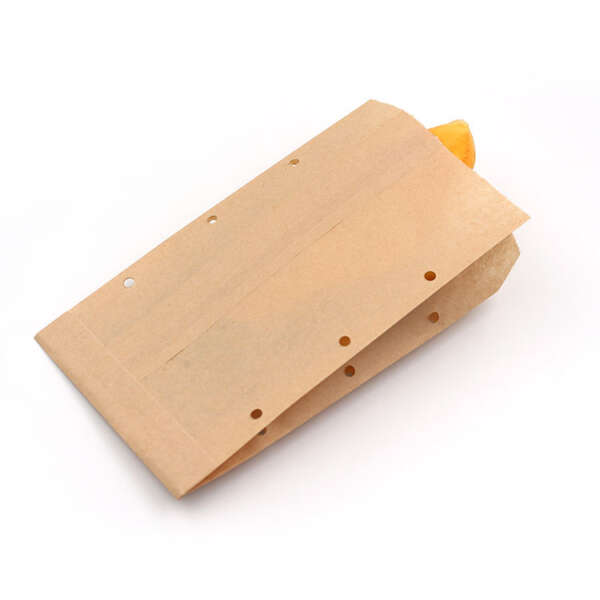 tin tie kraft bakery paper bag for printed bread and coffee packaging