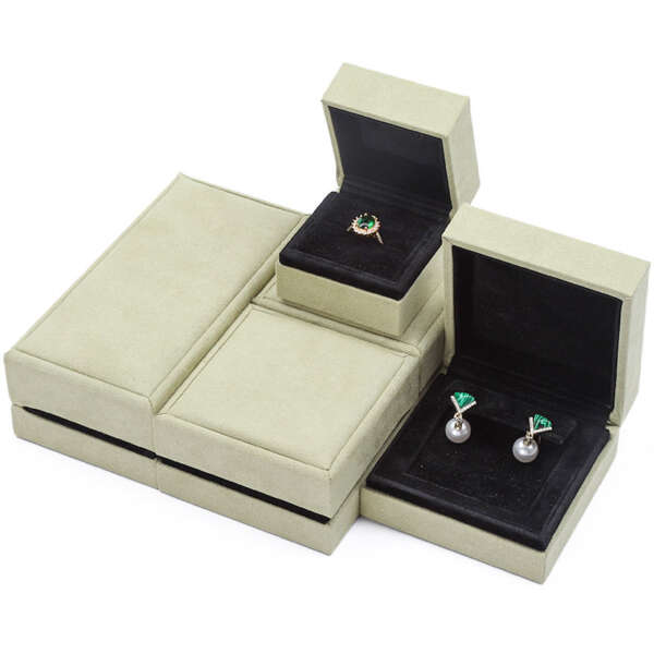 imitation leather jewelry box for bracelet watch necklace earrings ring - custom logo option