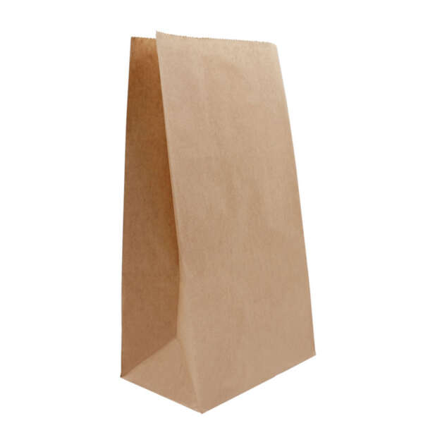 Custom custom kraft sack packaging paper bag for dry goods, retail refills, gifts and general product packaging