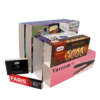 custom power product printed purple paper sleeve packaging - retail presentation