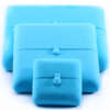 luxury sky color jewelry packaging box for bracelet earrings necklace ring - custom logo option