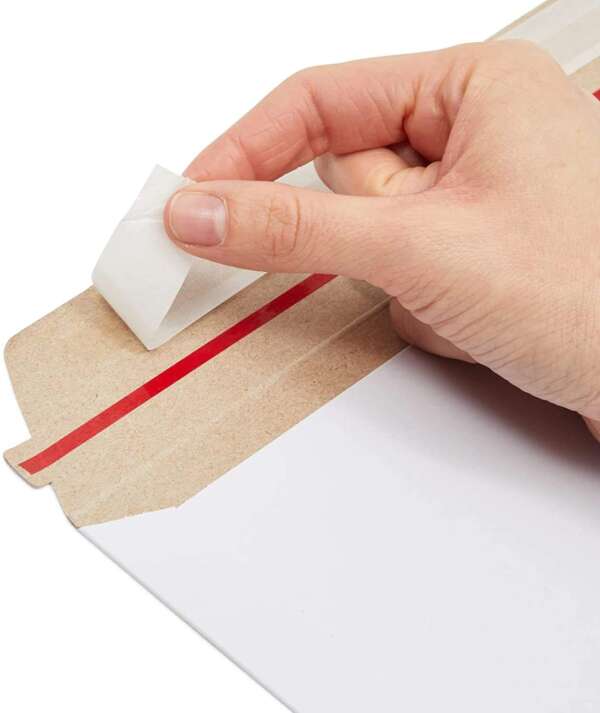 kraft paper mailing bag rigid flat mailer for apparel view 4