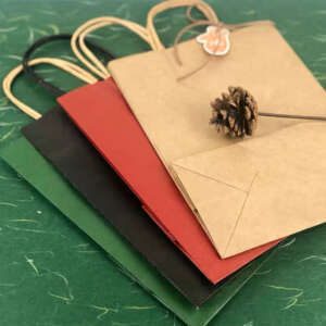 Custom brown kraft food delivery grocery bag for food delivery, grocery, cookies, candy, cloth and restaurant packaging