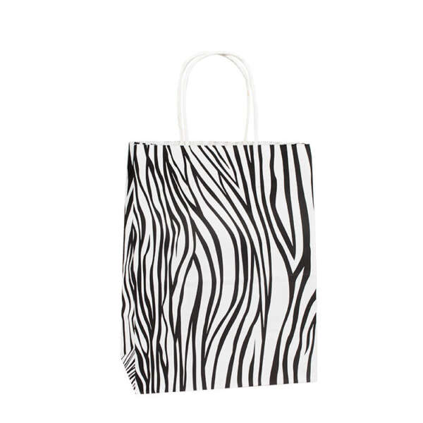 custom color printed takeaway food kraft paper bag view 6