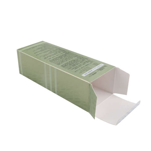 OEM printed skin care cosmetic product paper box - print detail view