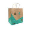recycled brown kraft shopping craft paper bag view 6