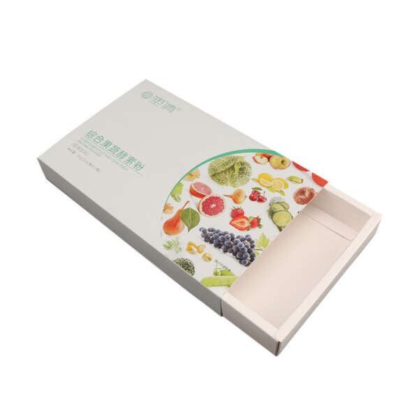 factory printed cosmetic paper sleeve box packaging - front view