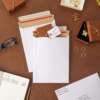 kraft paper mailing bag rigid flat mailer for apparel view 6